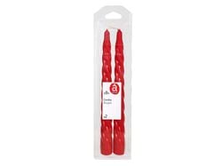 Imagem do produto velas castiçal actuel vermelhas cj 2 24.5cm