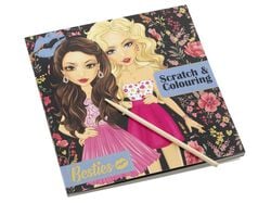 Imagem do produto acessórios papelaria besties livro colorir / raspar
