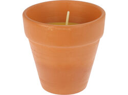 vela citronela em vaso terracotta 95g 9x9cm product image