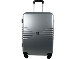 Imagem do produto mala de viagem média rígida airport cinzento 4 rodas 60cm