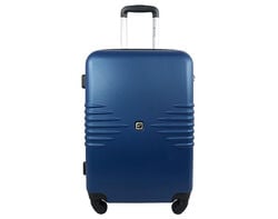 Imagem do produto mala de viagem média rígida airport azul 4 rodas 60cm