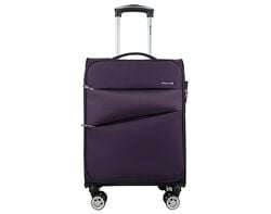 Imagem do produto mala de cabine flexível airport roxo 8 rodas 55cm