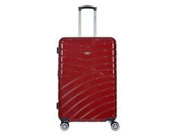 Imagem do produto mala de viagem grande rígida airport vermelho 8 rodas 75cm