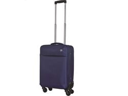 Imagem do produto mala de cabine flexível airport azul 4 rodas 55cm