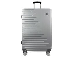 Imagem do produto mala de viagem grande rígida airport cinzento 8 rodas 75cm