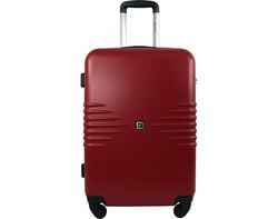 Imagem do produto mala de viagem média rígida airport vermelho 4 rodas 60cm