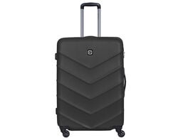 Imagem do produto mala de viagem grande rígida airport preto 4 rodas 75cm