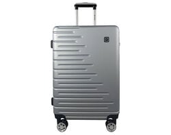 Imagem do produto mala de viagem média rígida airport cinzento 8 rodas 65cm