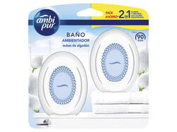 ambientador casa banho algodão fresco ambipur 2 un product image