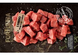Imagem do produto lombo cubos premium fortunna 450gr
