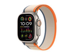 Imagem do produto apple watch ultra 2 gps + cellular 49mm titanium orange/beige trail loop - m/l