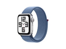 Imagem do produto apple watch se (2023) 40mm silver aluminium ccom bracelete winter blue sport loop