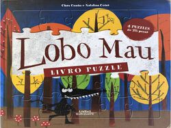 Imagem do produto livro lobo mau - livro puzzle