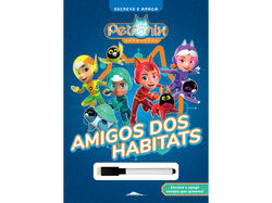 Imagem do produto livro petronix defenders: escreve e apaga: amigos dos habitats