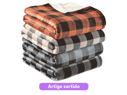 Imagem do produto manta borreguito actuel xadrez sortida 130x170