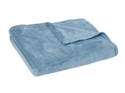 Imagem do produto manta coral actuel azul cinza 125x150