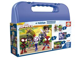 Imagem do produto mala puzzle progressivo educa spidey & friends 6-9-12-16