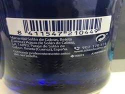 água solan de cabras mineral 0.33l product image