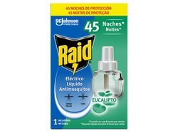 Imagem do produto insecticida eléctrico recarga raid eucalipto 27ml