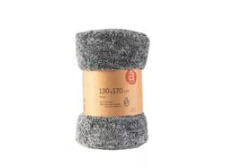 Imagem do produto manta flanela reciclado actuel antracite 130x170cm