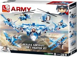 Imagem do produto avião 6 em 1 sluban 728 peças