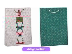 Imagem do produto saco presente auchan tamanho xl modelos sortidos