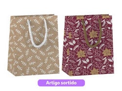 Imagem do produto saco presente auchan tamanho xs modelos sortidos