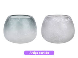 Imagem do produto castiçal actuel vidro 7.5cm cores sortidas