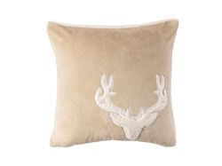 Imagem do produto almofada flanela/borreg actuel taupe rena sc 45x45cm