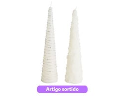 vela conica actuel branca alt 30cm product image