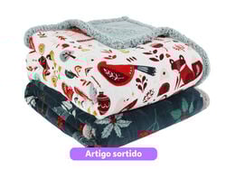 Imagem do produto manta coral actuel borreguito estamp 130x170