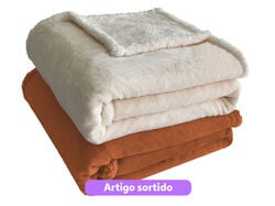 Imagem do produto manta coral/borreguito actuel sortido 130x170cm sc
