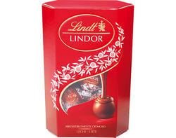 bombons lindt lindor cornet leite 337g product image