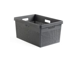 Imagem do produto cesto roupa bohol tatay cinza antracite 40l