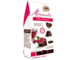 bombons praliné chocolate recheio cereja e licor 115g product image