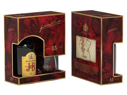 Imagem do produto whisky j&b 15 com oferta copo 0.70l