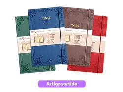 Imagem do produto agenda diaria 2024 mitos etched 13x21cm cores sortidas