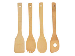 Imagem do produto utensílios cozinha actuel bambu pack 4 unidades