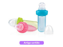 alimentador nuby em silicone +6 meses 40ml cores sortidas product image