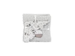Imagem do produto manta dupla face interbaby cinzento 80x110cm