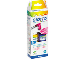 Imagem do produto tempera escolar giotto com pincel 25ml 6un