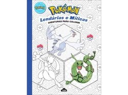 Imagem do produto livro pokémon: lendárias e míticas aventuras para colorir
