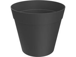 Imagem do produto vaso de plástico garden star preto ø30cm