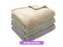 Imagem do produto manta flanela suave actuel sortido 130x170cm wh23