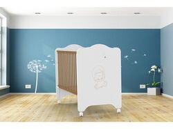 berço urso carbebe 120x60cm branco e carvalho product image