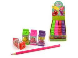Imagem do produto afia com borracha do art fruity modelos sortidos