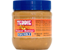 Imagem do produto manteiga teddie amendoim com pedaços 340g