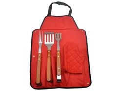 Imagem do produto avental acessorios bbq delba 42x40cm