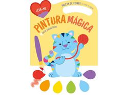 Imagem do produto livro leva-me - pintura mágica gato - amarelo
