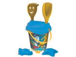 Imagem do produto balde de praia shark mondo com moldes